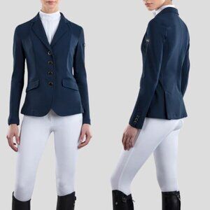 Iago Dhalia Technical Competition Show Coat Navy Blue